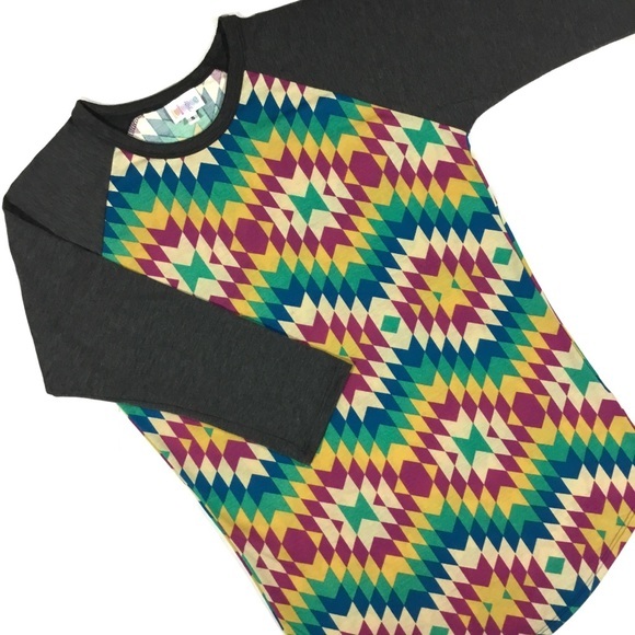 LuLaRoe Tops - New With Tags! LuLaRoe Raglan Randy T Size Small